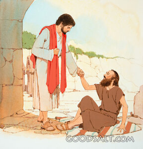 Jesus Helps a Sick Man