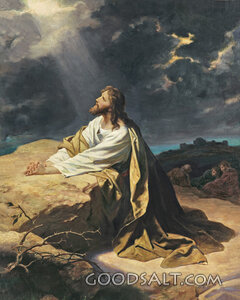Jesus in Gethsemane
