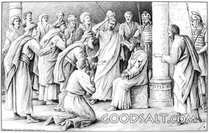 Jesus Is Harassed by the Crowd