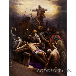Jesus Is Nailed to the Cross 