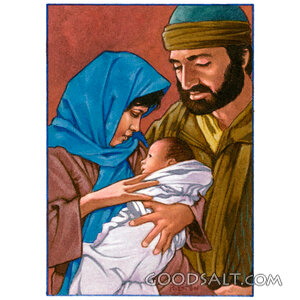Mary and Joseph with the Christ Child