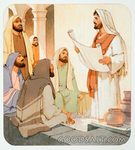 Jesus Reads From the Scroll of Isaiah