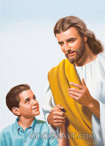 Jesus Speaks With a Young Boy