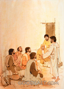 Jesus Teaches His Disciples