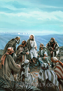 Jesus With His Followers