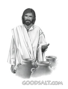Jesus With Water Jugs