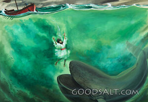 Jonah Swallowed by Whale
