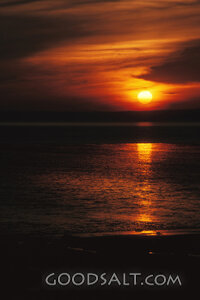 Sunset Over the Quiet Sea