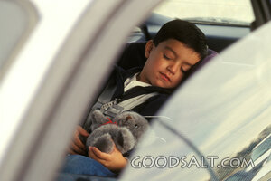 Child Resting on the Journey