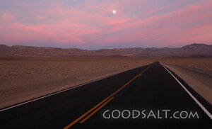 Desert Road at Evening