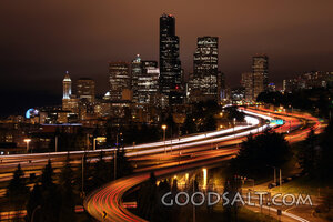 Seattle City Lights at Night