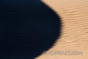 Shadow Across the Wilderness Sand
