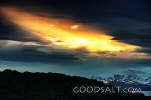 Heavens Breaking Over the Mountains