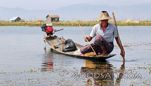 Fisherman on Quiet Waters