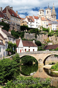 Church Towers Over the Stone Bridge