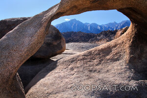 Rock Window to the Mountains