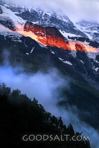 Alpenglow on the Mountain of God