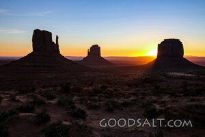 Desert Sunrise Over the Wilderness