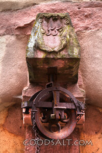 Medieval Church Pulley and Carved Stone Corbel