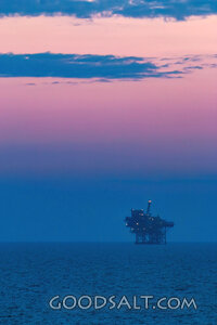 Offshore Platform at Twilight