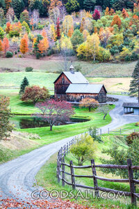 Autumn Pasture by the Old Barn