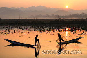 Fishermen at Sunrise