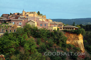 Village Set on a Hill