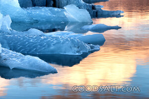 Glacier Waters at Evening