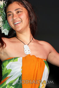 Island Woman with Floral Adornment