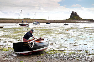 Low Tide at Holy Island