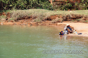 Laundry at the Riverbank