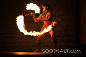 Polynesian Fire Dance Performance