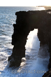 Rock Arch Over the Roaring Sea