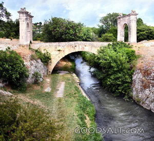 Stone Bridge Over the River