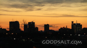 City Skyline at Dusk