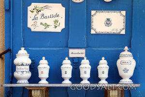 French Apothecary Jars at La Bastide