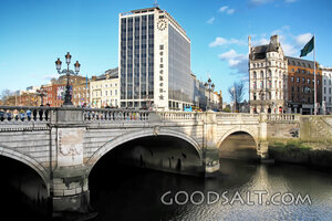O'Connell Bridge Over the River Liffey