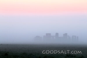 Stonehenge in Morning Mist