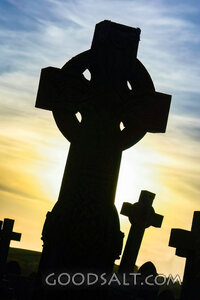 Celtic Cross at Sunset