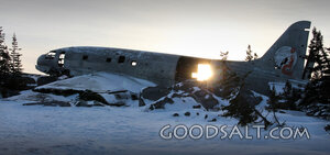 Wreckage in the Winter Wilderness