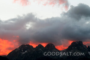 Mountains Beneath the Fiery Heavens