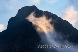 Light Breaking Over the Mountain