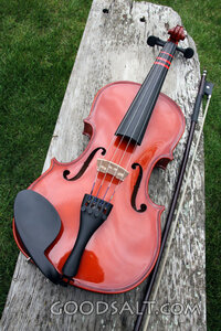 Violin Resting for Worship