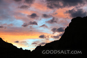 Evening Glory Over the Mountains