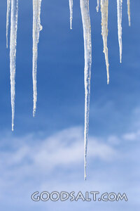 Icicles Beneath the Winter Sky