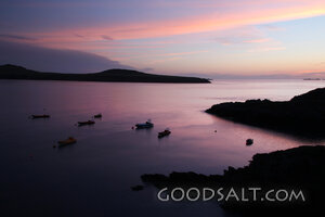 Quiet Harbor at Evening