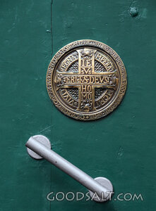 Christus Deus Homo Door Medallion