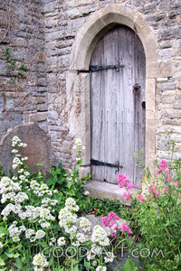 Churchyard Door of Resurrection Hope