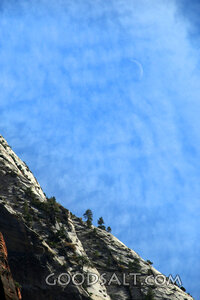 Moon Above the Mountain Heights