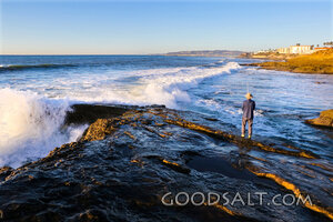 Fisherman on the Rockbound Shore